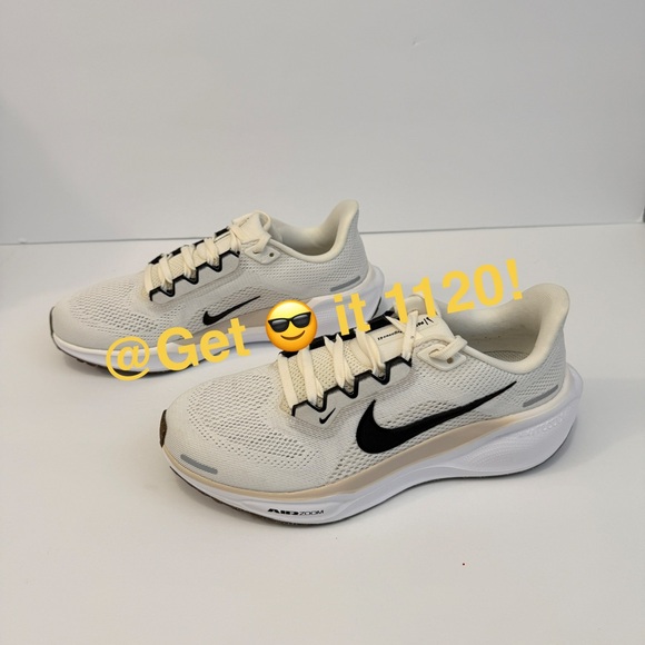 Nike Pegasus 41 Women's Road Running Shoes Size 8 Sail/Phantom FD2723-108 - Picture 2 of 9